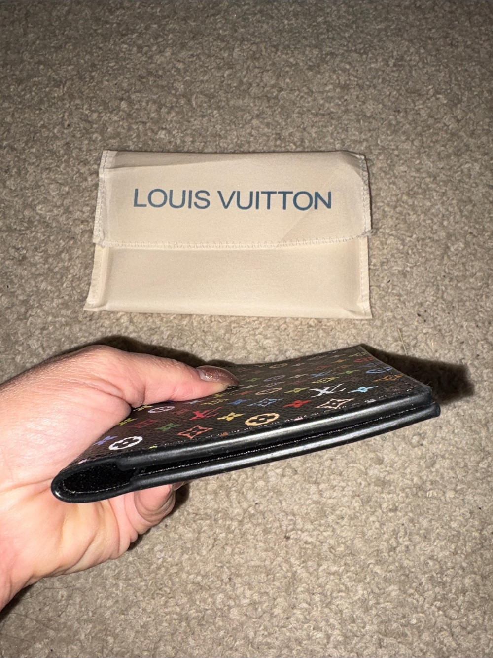 Inspired Multicolor Black Passport Holder - Picture 8 of 12